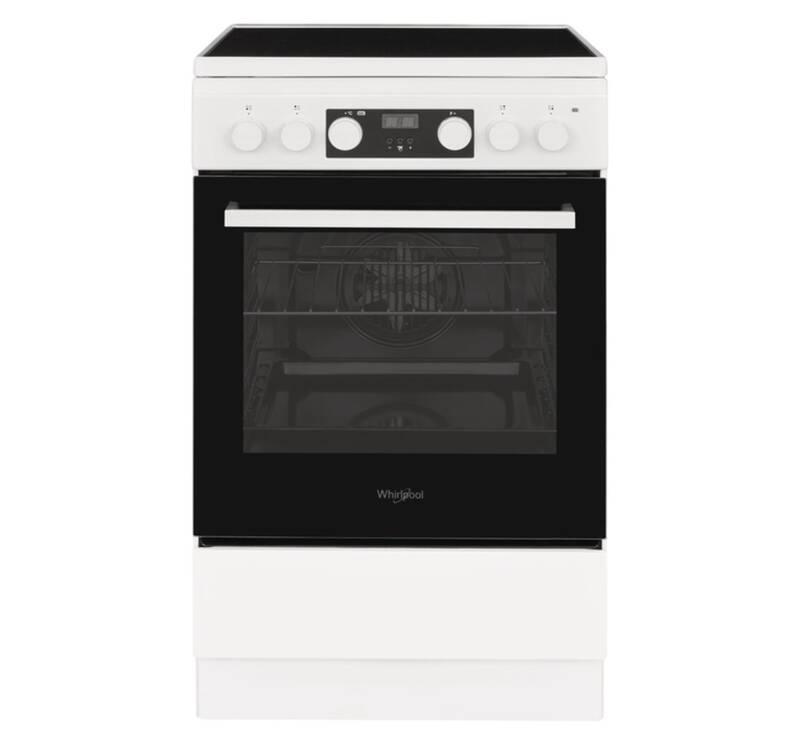 Sklokeramický sporák Whirlpool WS5V8CCW E  bílý, Sklokeramický, sporák, Whirlpool, WS5V8CCW, E , bílý